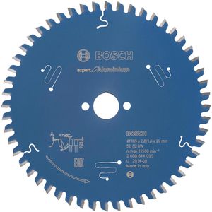 Bosch Kreissägeblatt Expert for Aluminium, 2608644095, 165 x 20mm, 52 Zähne, Aluminium