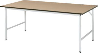 Arbeitstisch, MDF-Platte, 2000 x 1000 x 800-850 mm