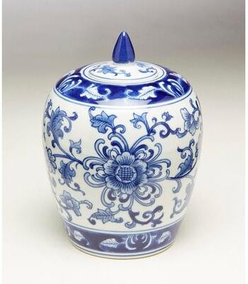 Orchard Creek Designs Bliss 9'' Porcelain Ginger Jar