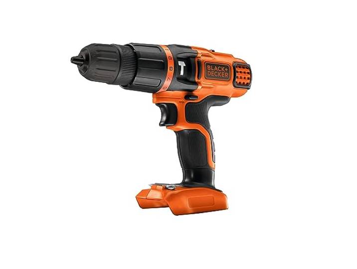 BLACK+DECKER Perceuse à percussion 18 V\, BDCH188N-XJ