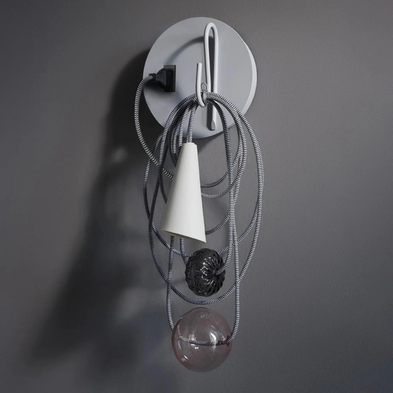 Foscarini Filo Wandlamp Amethyst Queen - Metaal