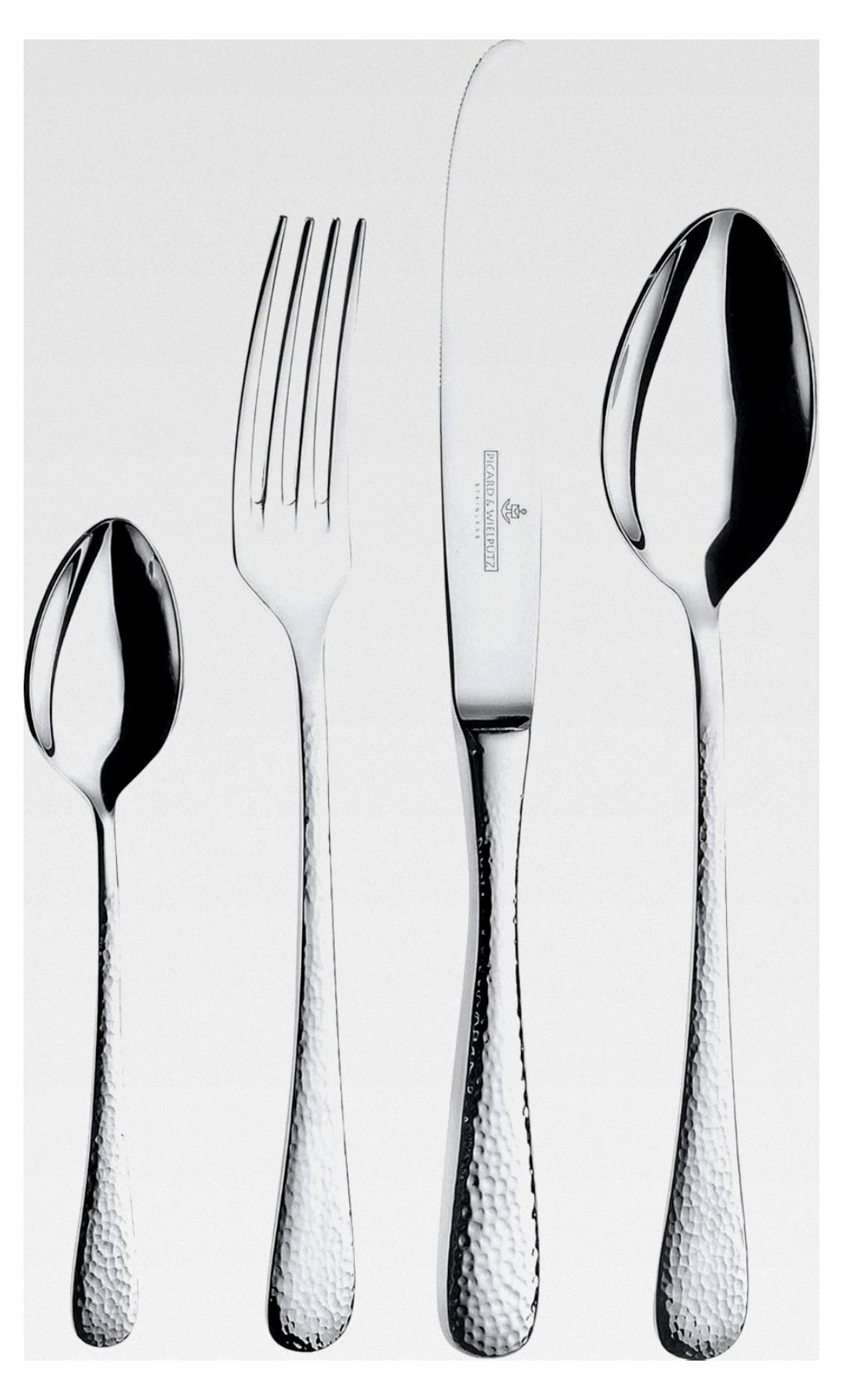 Picard & Wielputz 6180 Mia 60-teiliges Geschirr-Set, massiver Griff, Edelstahl, mehrfarbig