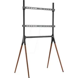 LOGILINK BP0078 - TV-Ständer mit Walnuss-Holzbeinen, 49-70"