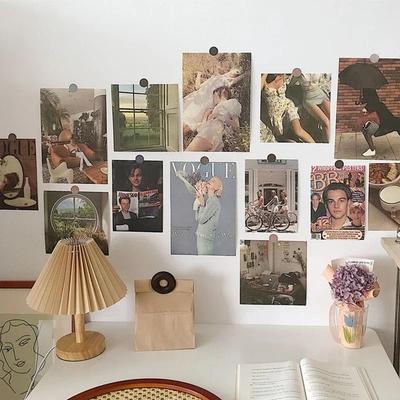 Uplift Picks Nordic Retro Photo Card Wall Stickers Aesthetic DIY Room Decor Set 14