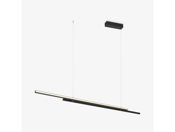 Maytoni Lampe suspendue Halo noir MOD005PL-L48BK