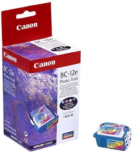 Canon BC-12e cabeça de impressão foto preto + cores