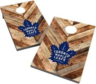 Skip's Garage Toronto Maple Leafs 2x4 NHL Cornhole Bag Toss