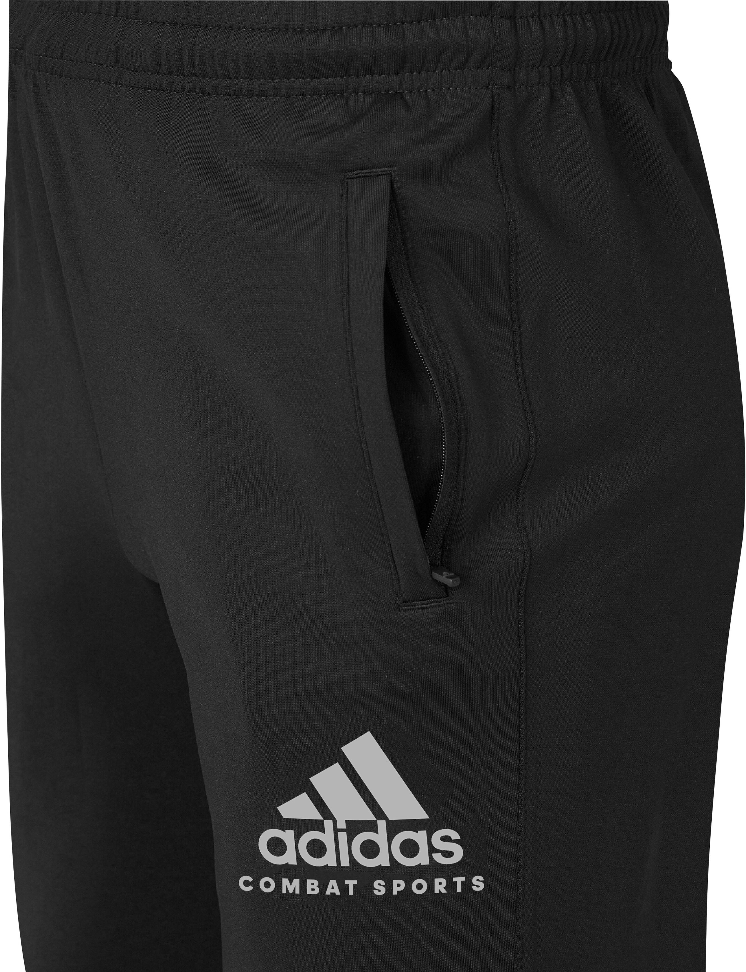 Trainingshose ADIDAS PERFORMANCE "Tracksuit Pants" Gr. M, schwarz, Hosen, Herren, M, N-Gr, Obermaterial: 100% Polyester, Trainingshose schwarz M, N-Gr