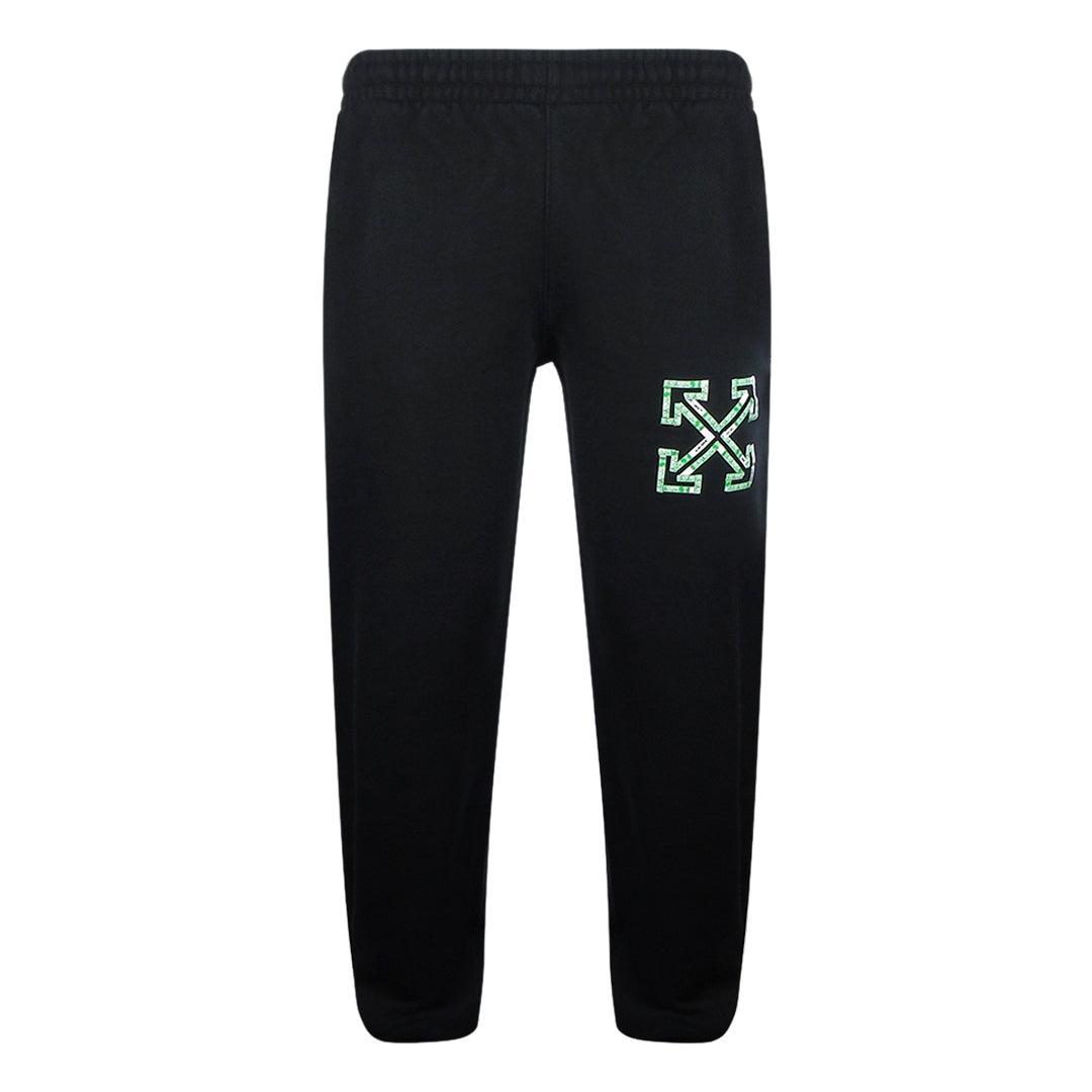 Off-white Tape Arrows Slim Shorten Sweatpant Zwart