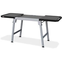 Grilltisch 3400154, ausziehbar, universell einsetzbar grau/schwarz, für SLATE, Lumin, Pulse uvm.