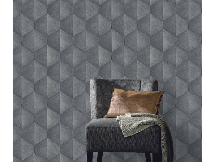 Vliestapete FASHION FOR WALLS Prisma , grau, B:0,53m L:10,05m, Tapeten, Vliestapete, Phthalate frei