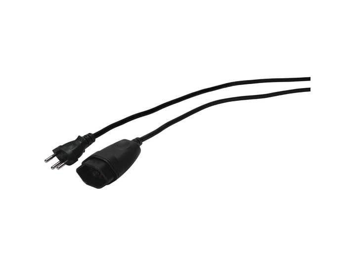 Multistecker Elektrokleinteil Schwarz Kunststoff