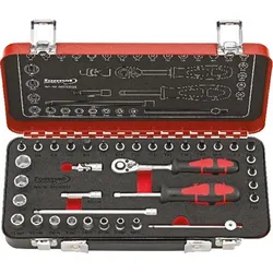 Steckschlüssel-Garnitur 1/4" 36-teilig