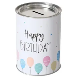 Spardose Happy Birthday Ballons