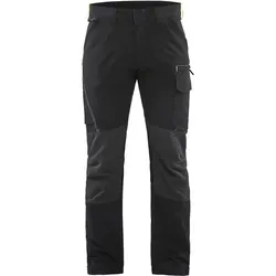 Stretch Servicehose "1422" - C150 - schwarz/gelb