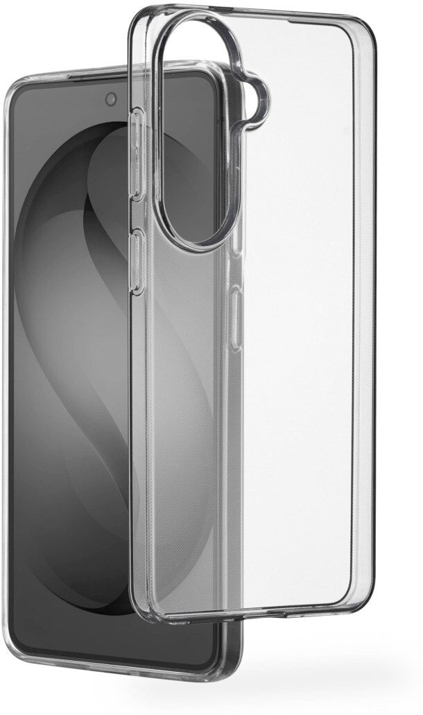 Hama Smartphone-Hülle "Handyhülle transparent für Samsung Galaxy S26 FE", transparent, Hüllen, Anti-Vergilbung, Kratzschutz, Anti-Rutsch, bezogene Seitentasten, Smartphone-Hülle