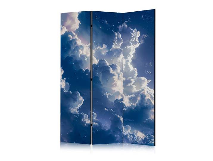 Muralo Paravent 3-teilig Raumteiler klappbar Himmel, Wolken und Sterne (Packung, 1 St., 135x172 cm), 3 Varianten, für das Schlafzimmer, das Wohnzimmer