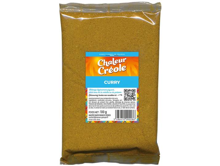 CHALEUR CREOLE Curry madras 100g