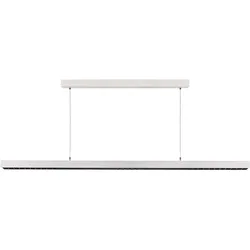 Deko-Light Pendelleuchte OFFICE THREE, UGR <6, Up/Down, 118cm, Pendel 250cm, 60W 4000K 7000lm 115/55°, DALI 2.0 steuerbar, signalweiß D-342147