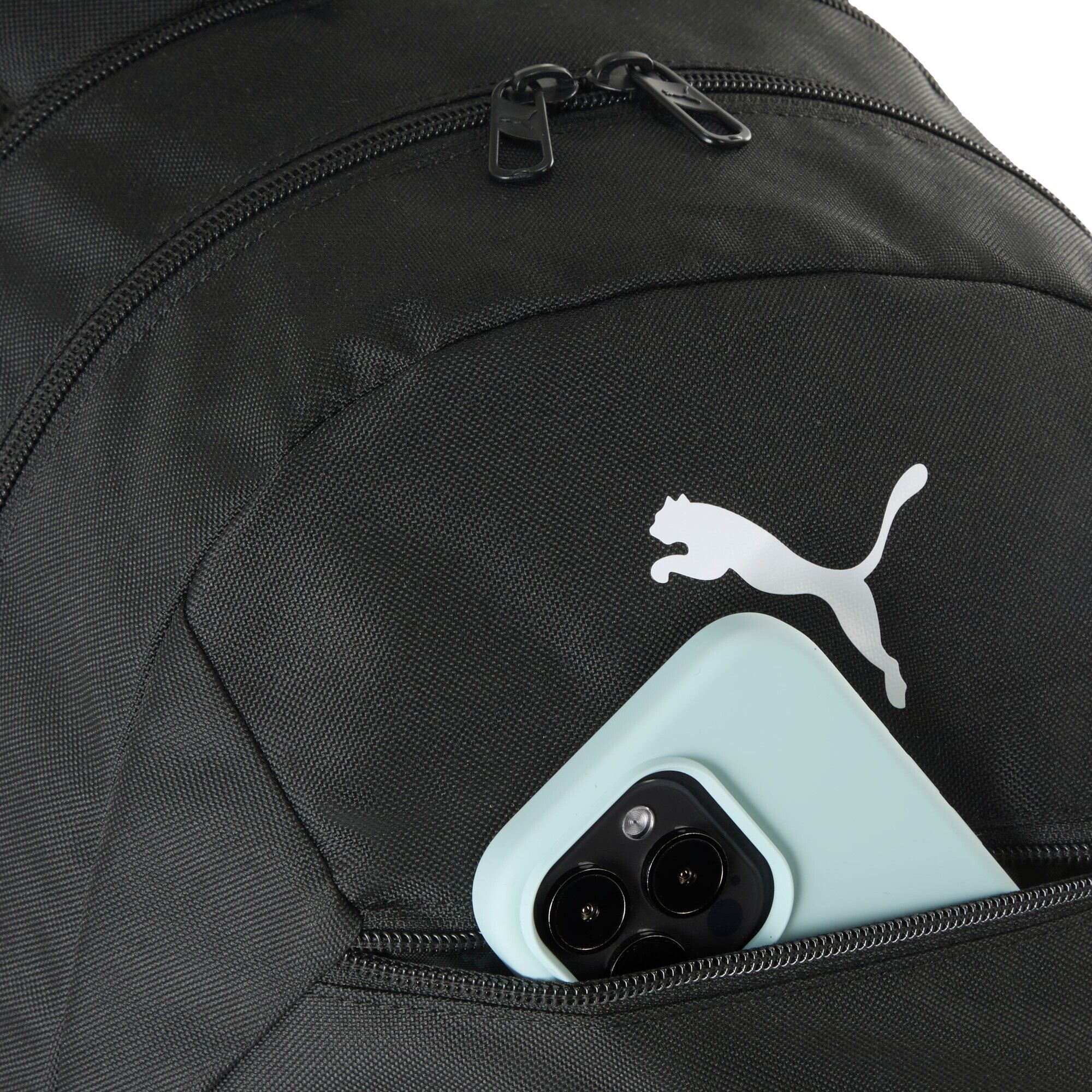 Rucksack PUMA "FUNDAMENTAL BACKPACK", schwarz (puma schwarz), Rucksäcke, Netz, Obermaterial: 100% Polyester, unifarben, Rucksack, für vielseitige Einsätze, praktisches Design, einfache Pflege puma schwarz Einheitsgröße