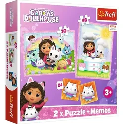 Trefl: Gabis Puppenhaus – Puzzle und Memo-Spiel