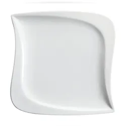 MÄSER Dessertteller 21,3 cm, Serie LA MUSICA, Weiß, 6er Set, 576028