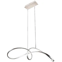 ROSSINI ILLUMINAZIONE INTRECCIO – LED-Hängeleuchte 40 W, 4000 K, satiniertes Nickel, IP20, modernes Design – Rossini Group – dekorative Innenbeleuchtung