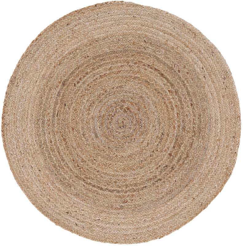 Carpetfine Nele Jute Rug Beige Round 60 cm