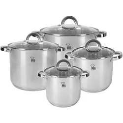 Topf-Set SARA 4-teilig - silber
