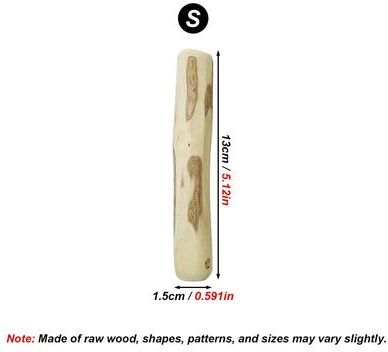 Inspire Select Natural Coffee Wood Dog Chew Stick Durable Dental Teething Toy For Teeth Cleaning, Stress Relief & Aggressive Chewers s