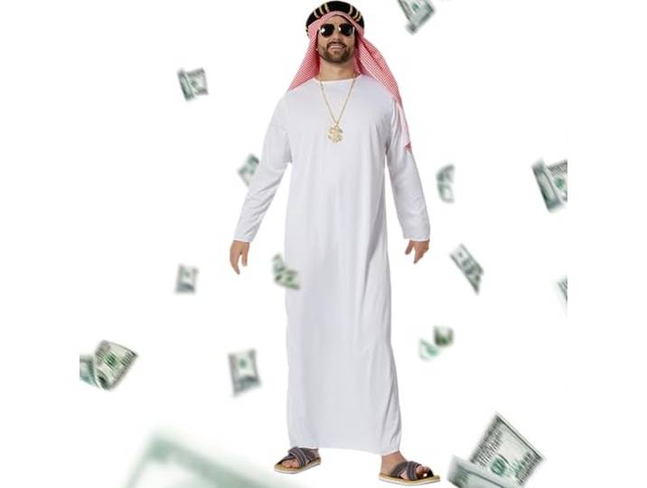 Dressforfun herenkostuum Sjeik - Arabisch kostuum - S