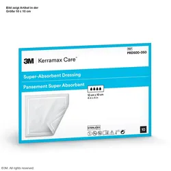 3M Kerramax Care, superabsorbierende Wundauflage 10 x 10 cm (10 Stck.) UK = 110 ...