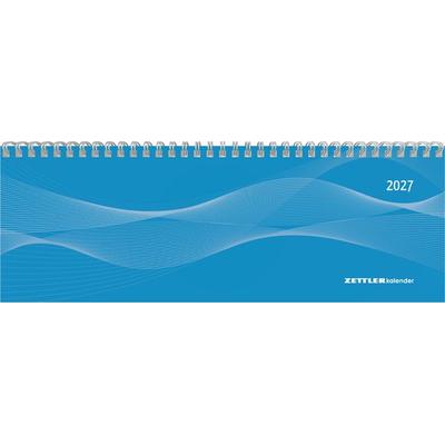 Tisch-Querkalender Profi blau 2027