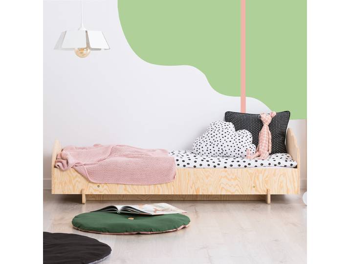 Lit 90x200 sommier inclus Louison Bois