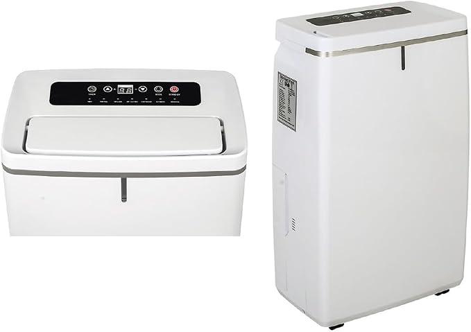 Luftentfeuchter, 20 l, digitaler Programmierer, Feuchtigkeitskontrolle, ideal zur Vorbeugung von Schimmel und zur Verbesserung der Luftqualität.