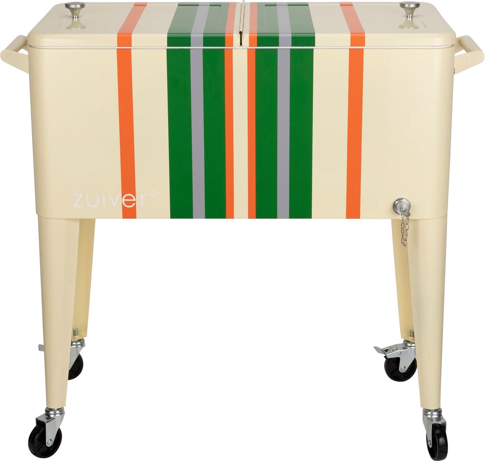 Zuiver Cooler Be Cool Kühlbox / Kühlwagen Garten Stripes Lemon