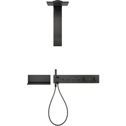 hansgrohe AXOR UNIVERSAL Rectangular Ablage, Metall, Länge 300mm, 42644670, Farbe: Mattschwarz