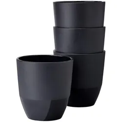 Mepal SILUETA Becher 200 ml 4er Set Nordic Black