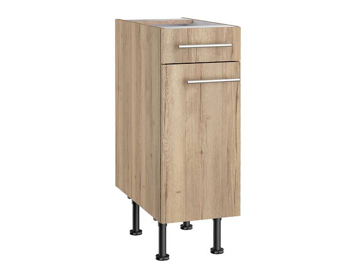 Unterschrank III 30cm Braun/Wildeiche Dekor