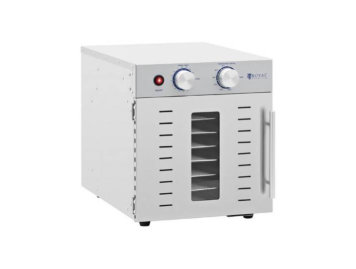 Royal Catering Dörrautomat Dörrgerät Obsttrockner Dörrapparat Dehydrator Obst 800 W 8 Etagen 800 W