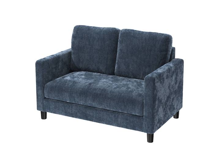 Sofa WINKLER 2-Sitzer dunkelblau