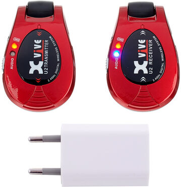 XVive Wireless System U2 Red Bundle Rot