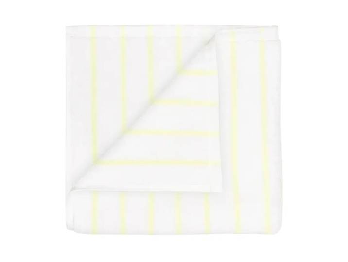 blomus Serviette Arto Lot de 2, jaune transparent-blanc, 30x50 cm