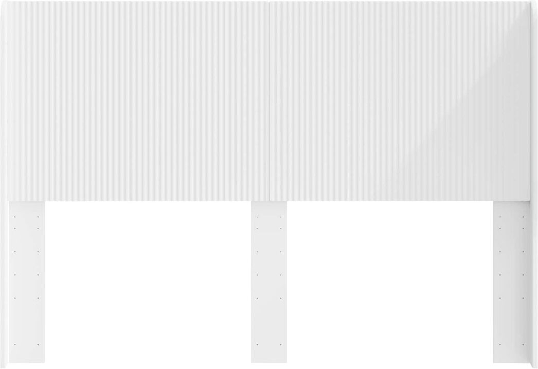 17 Stories Headboard White Kingsize (152x152cm)