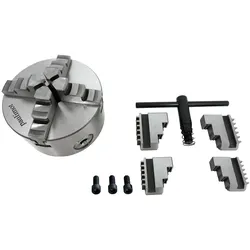 Vierbackenfutter, 160 mm, zentral verstellbare Backen