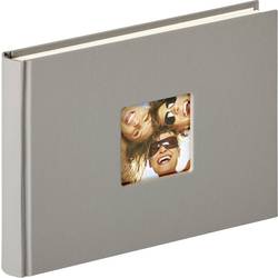 walther+ design FA-207-X FA-207-X Fotoalbum (B x H) 22 cm x 16 cm Grau 40 Seiten