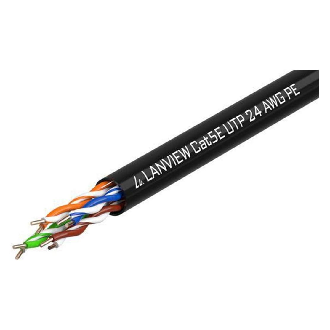 Lanview Cat5e U-UTP Network Cable (U/UTP, CAT5e, 305 m) (LVN122149)