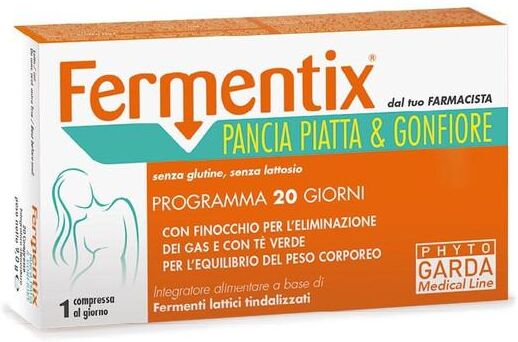 Fermentix Phyto Garda Pancia Piatta Intensivo Integratore 20 Compresse