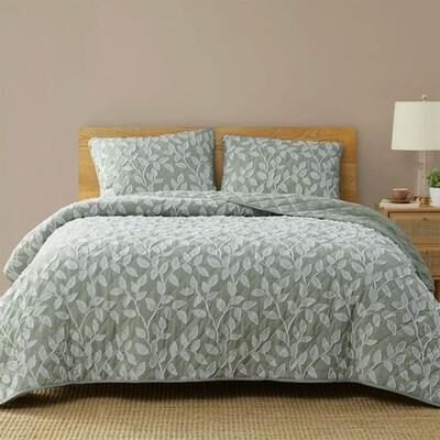 Mytex Llc Arbor Mini Quilt Set Sage, King, Sage
