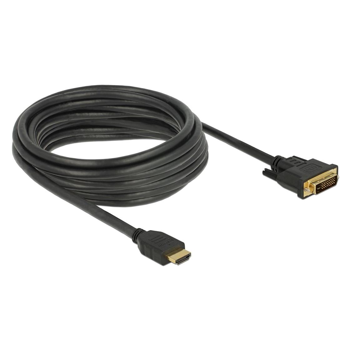 Delock DVI| HDMI (Typ A) - DVI| HDMI (Typ A) (5 m) (85656)